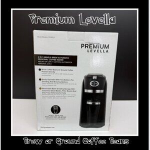 Premium Levella Coffee Maker Brew and Ground NWT